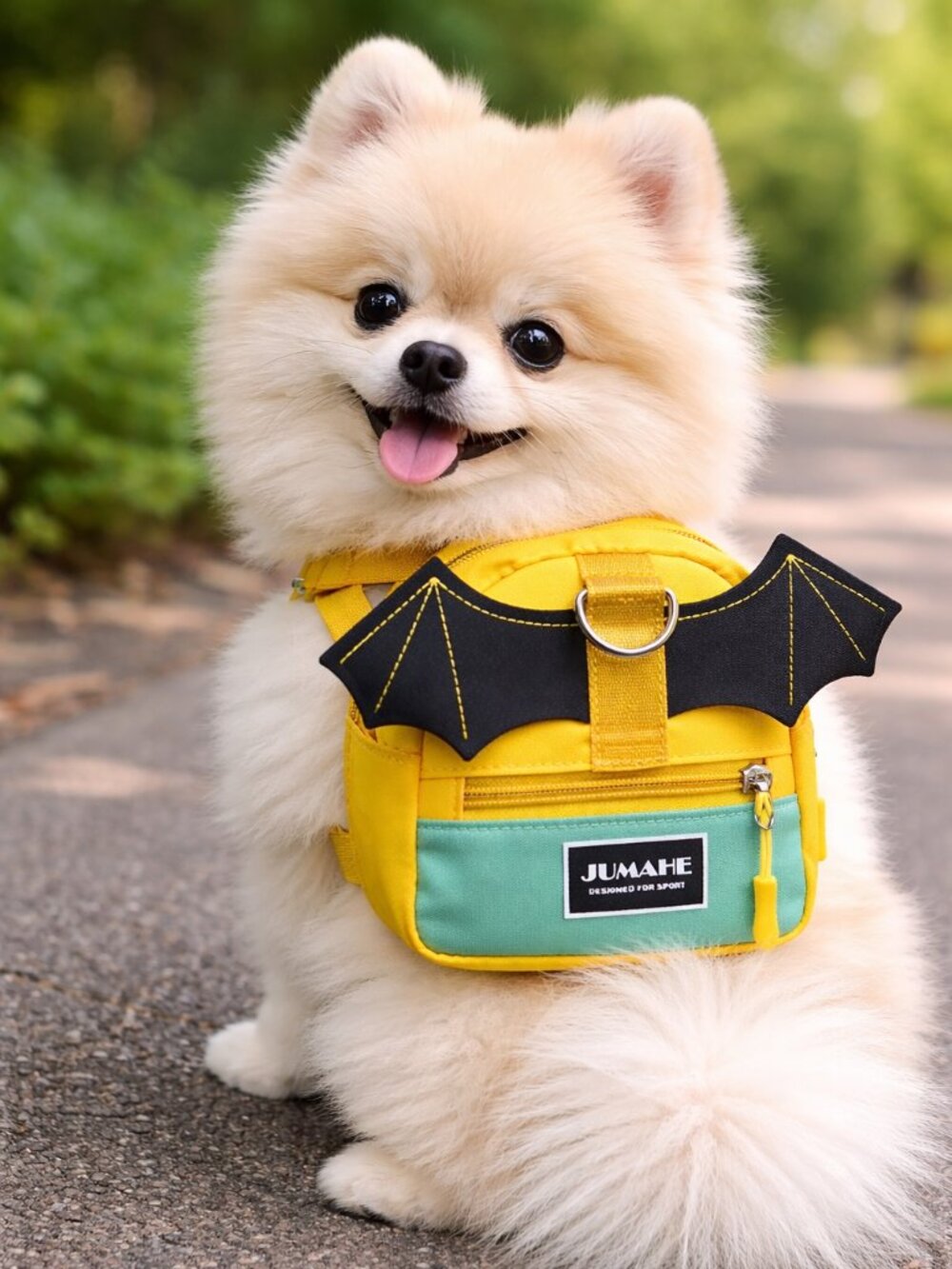 Pet Designer Style: Bat-Wing Harness Backpack